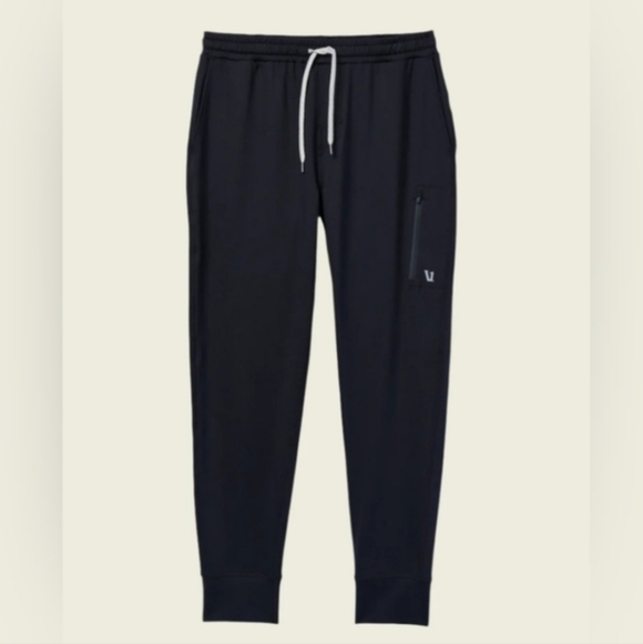 Vuori Men's Sunday Performance Joggers - Black - Size Large